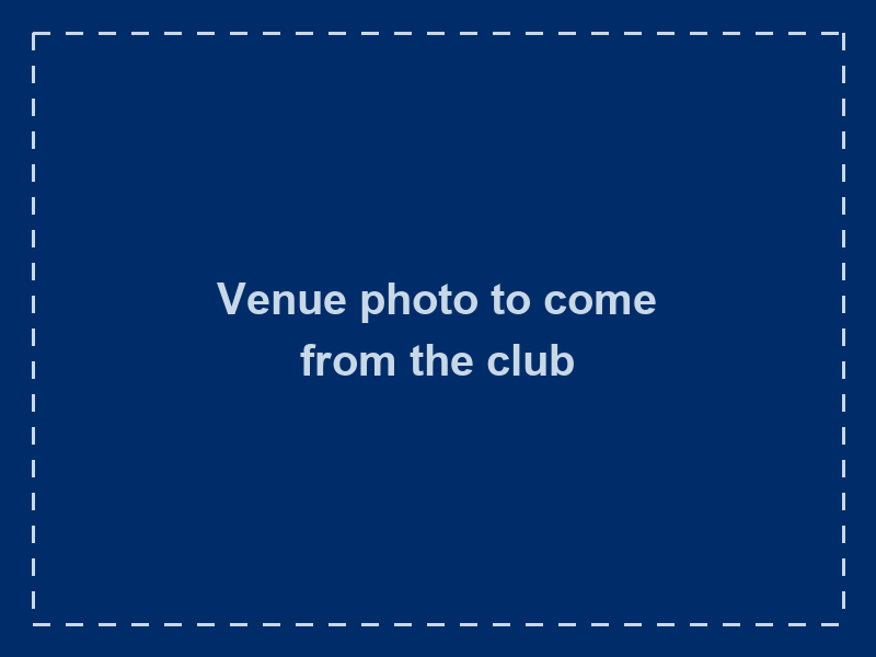 Venue photo to come from the club